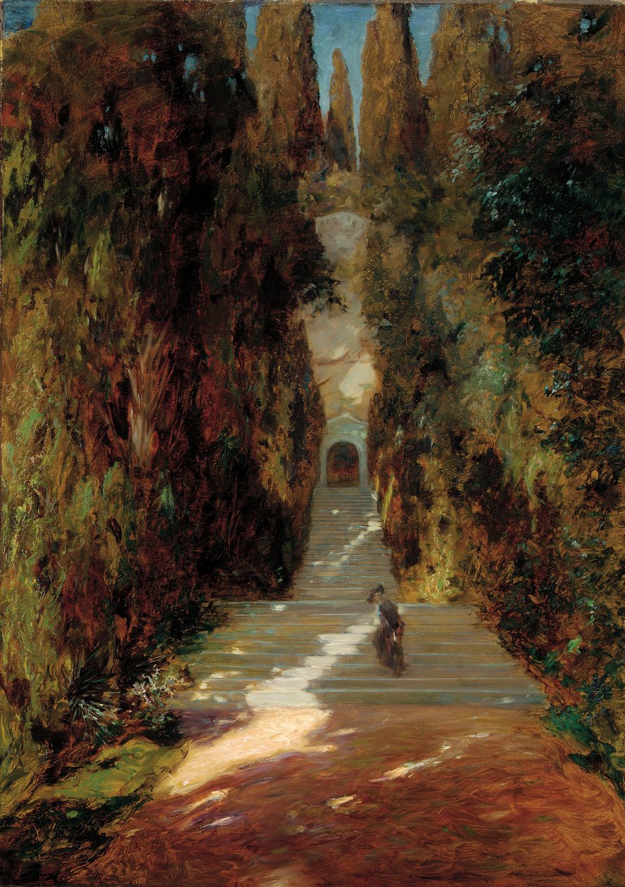 Ensimmäinen messu", 1885 tekijältä Giovanni Segantini