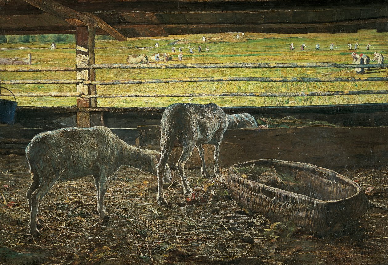 Valon kontrasti tekijältä Giovanni Segantini