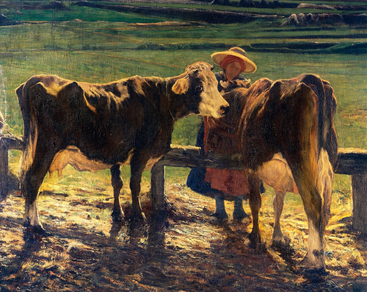 Laiduntaminen tekijältä Giovanni Segantini