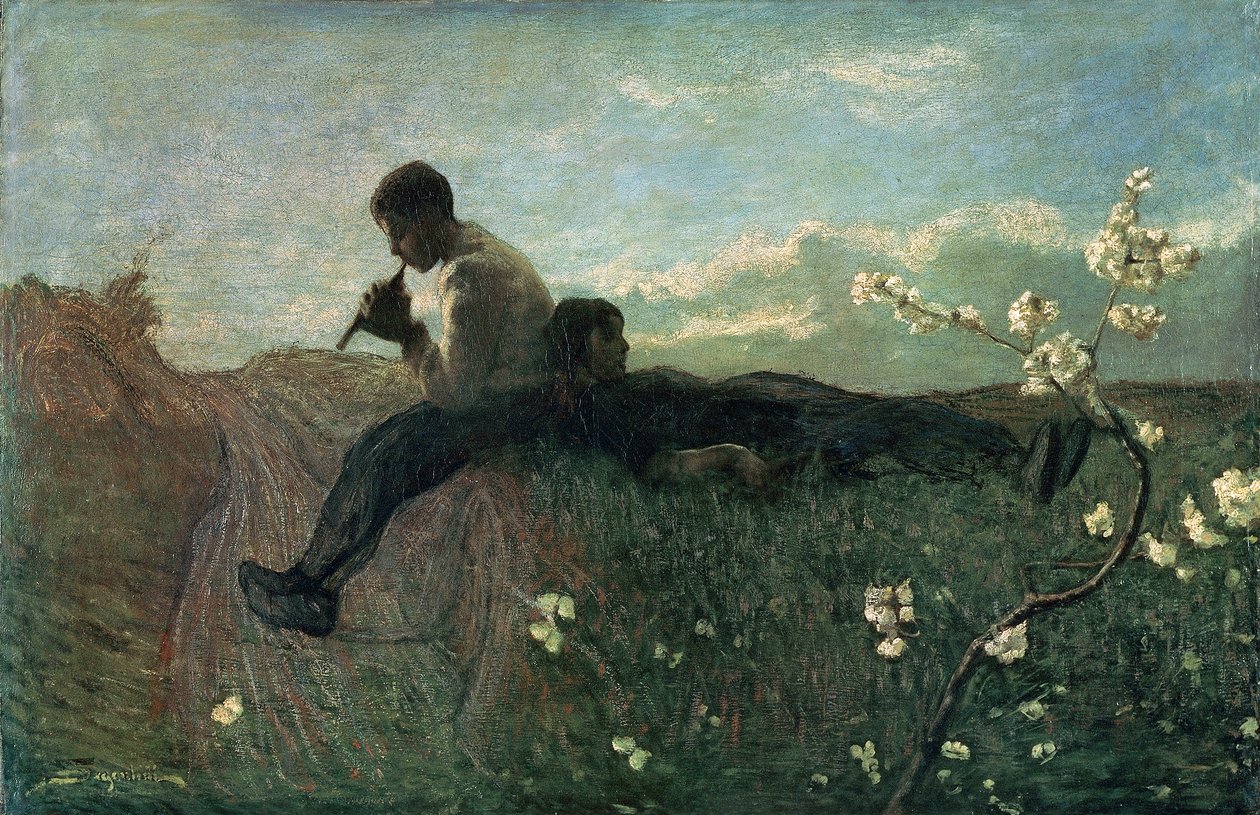 Idylli tekijältä Giovanni Segantini