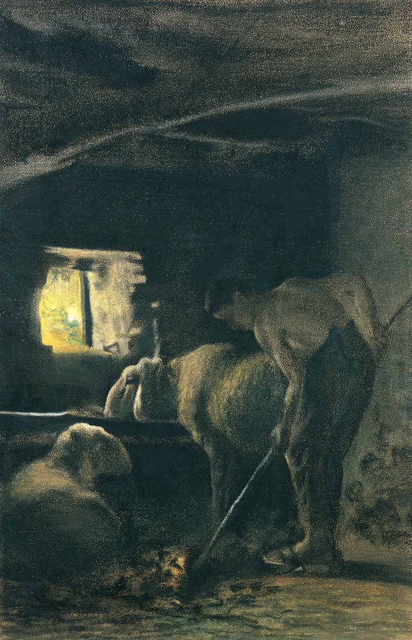 Tallissa tekijältä Giovanni Segantini