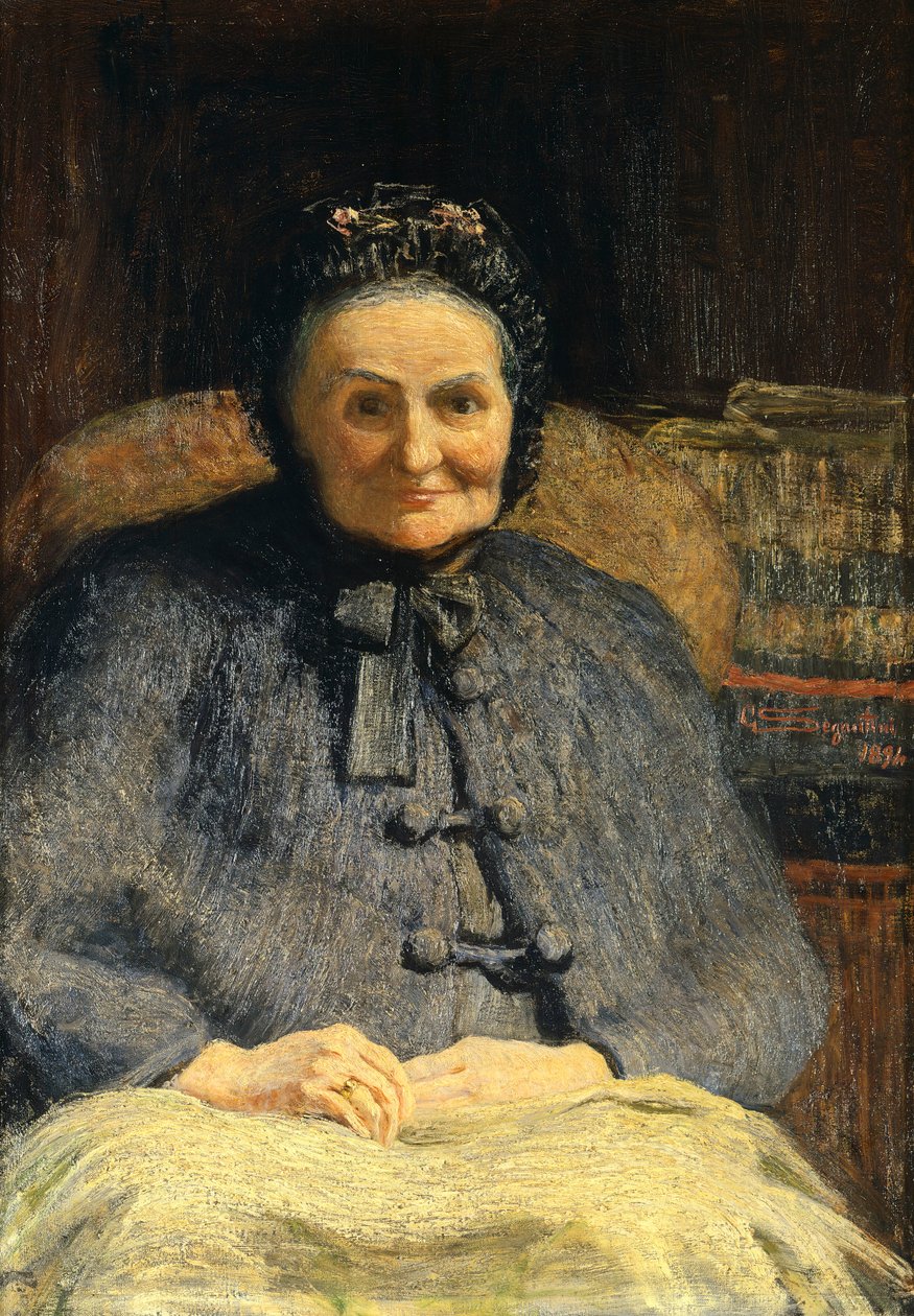 Rouva Casiraghi Orianin muotokuva, kirjoittanut Giovanni Segantini (1858-1899) tekijältä Giovanni Segantini