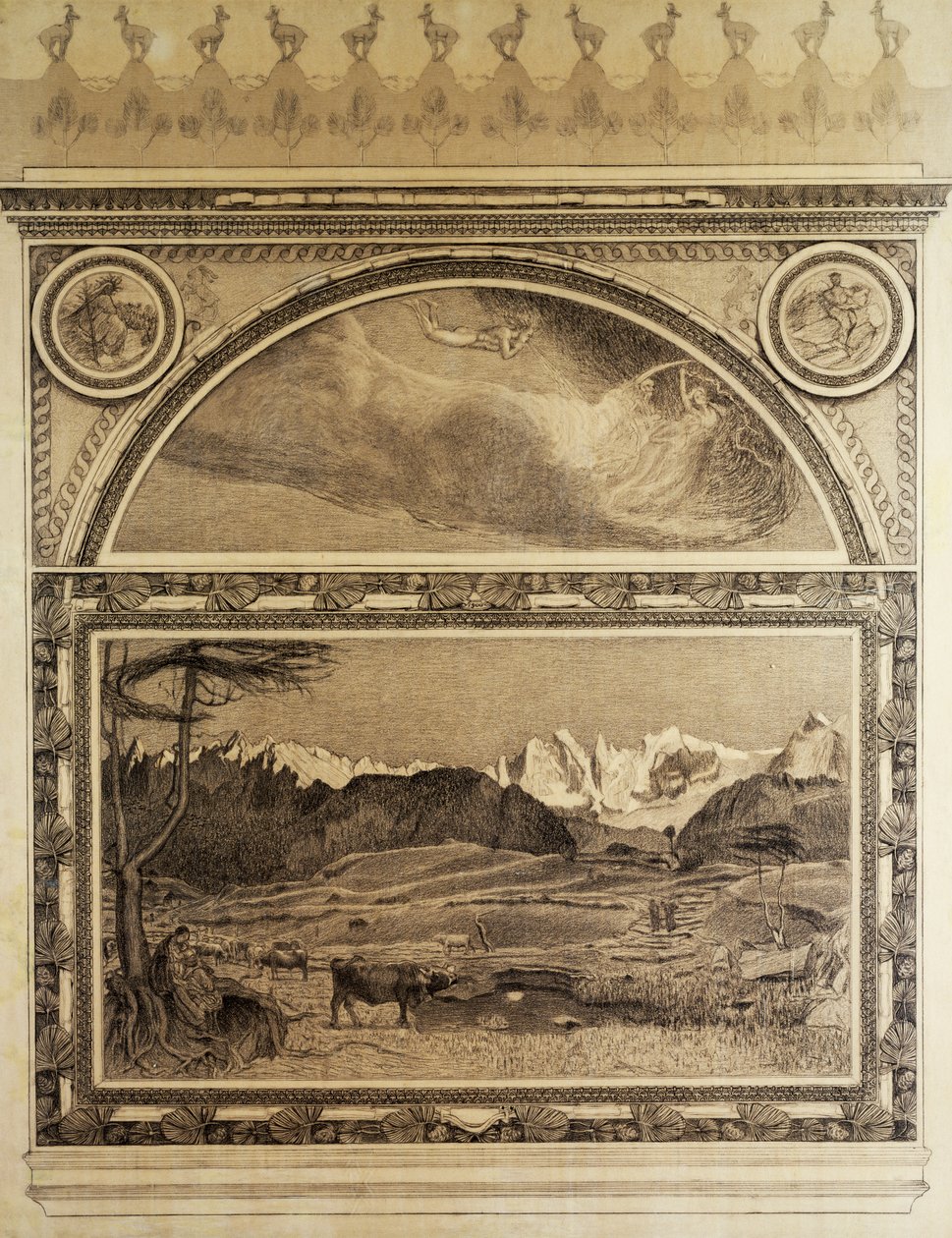 Tutkimus Alppien triptyykille, Elämä tekijältä Giovanni Segantini