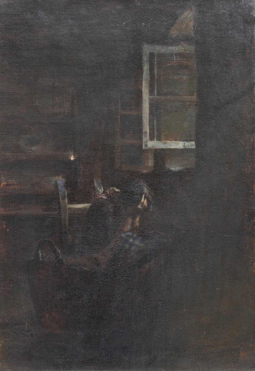 Tyhjä kehto tekijältä Giovanni Segantini