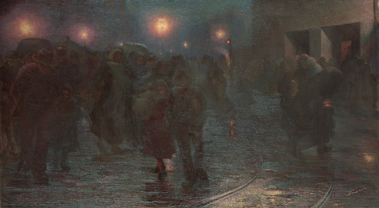 Joulukuu: The Workers Dawn, 1897 tekijältä Giovanni Sottocornola