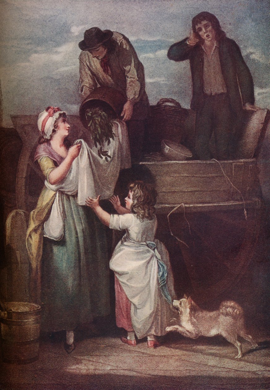 Cries of London: Fresh Gathered Peas Young Hastings, 1795, 1917 tekijältä Giovanni Vendramini
