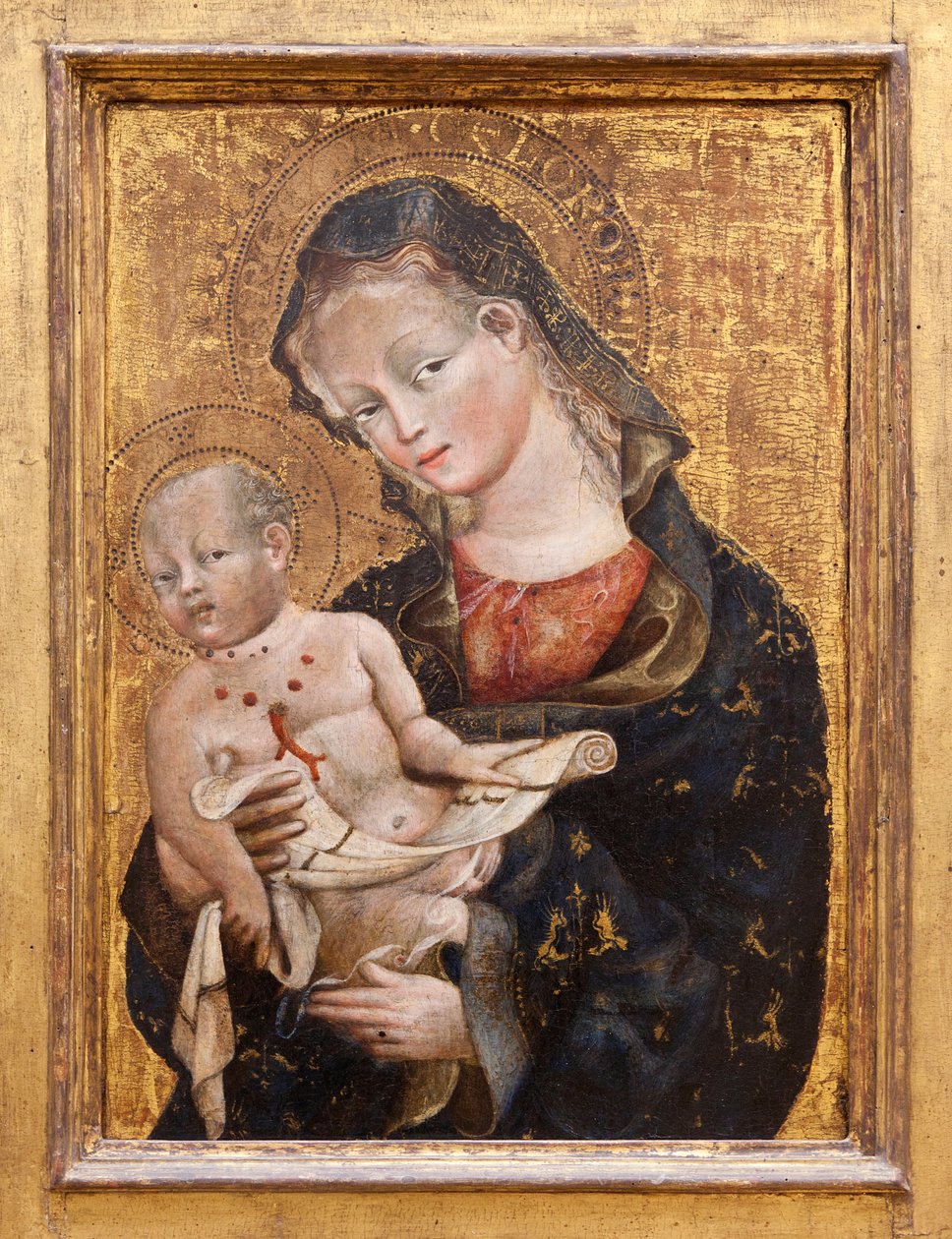 Neitsyt ja lapsi, n. 1420 (maalaus) tekijältä Giovanni da Modena