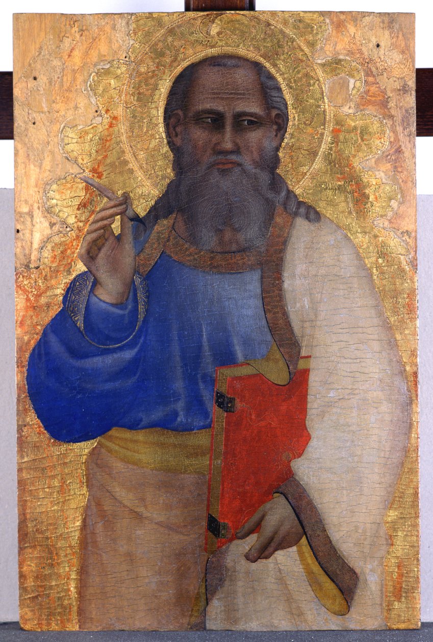 Johannes evankelista, n. 1365 (tempera poppelipuulla) tekijältä Giovanni del Biondo dal Casentino