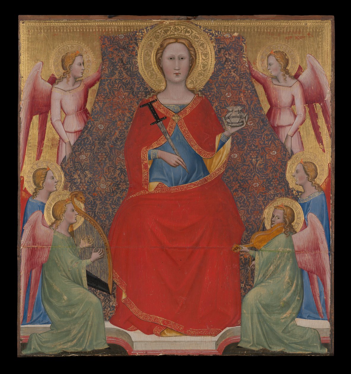 Saint Lucy istui tekijältä Giovanni di Bartolomeo Cristiani