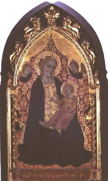 Nöyryyden Madonna (tempera paneelissa) tekijältä Giovanni di Bartolomeo Cristiani
