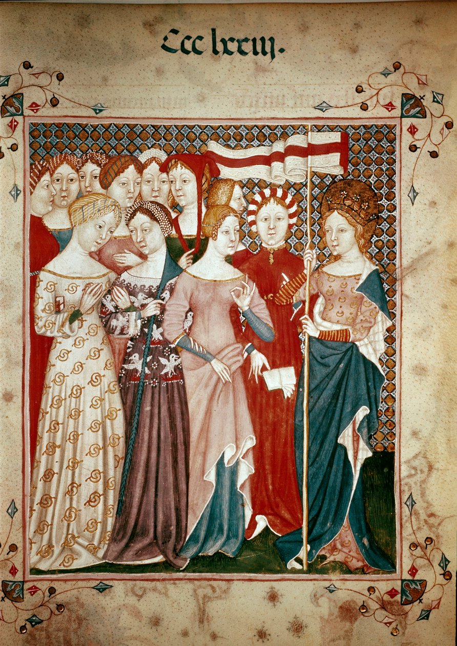 Breton prinsessa St. Ursula ja hänen myöhemmät tekijältä Giovanni di Benedetto da Como