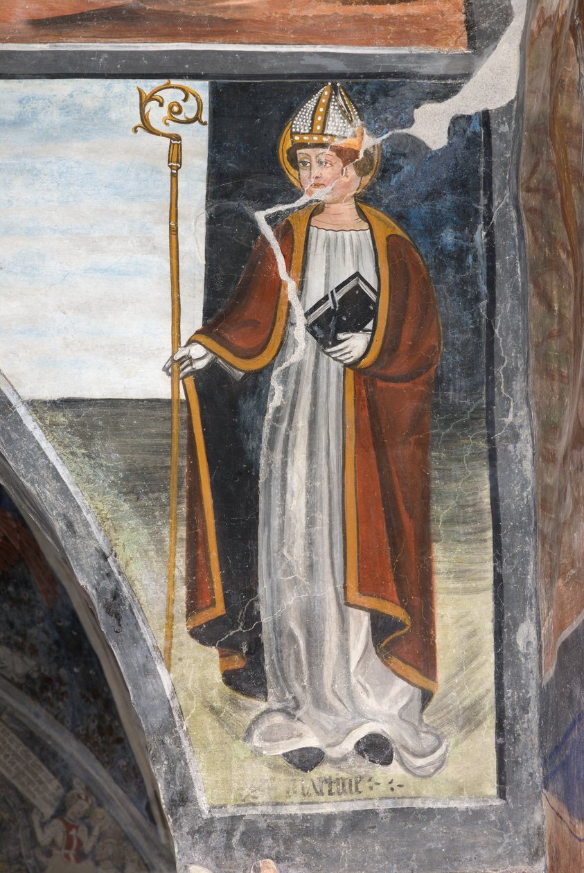 Saint Martin of Tours, roomalainen piispa ja sotilas tekijältä Giovanni di Cherasco Botoneri