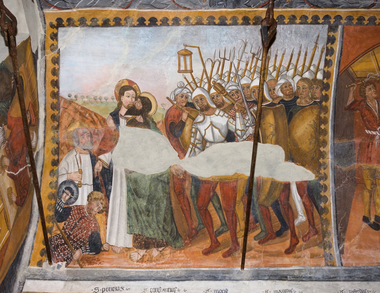 Tarinoita Kristuksen kärsimyksestä: Jeesus, jonka Juudas petti suudelmalla ja joka jäi vangiksi. tekijältä Giovanni di Cherasco Botoneri