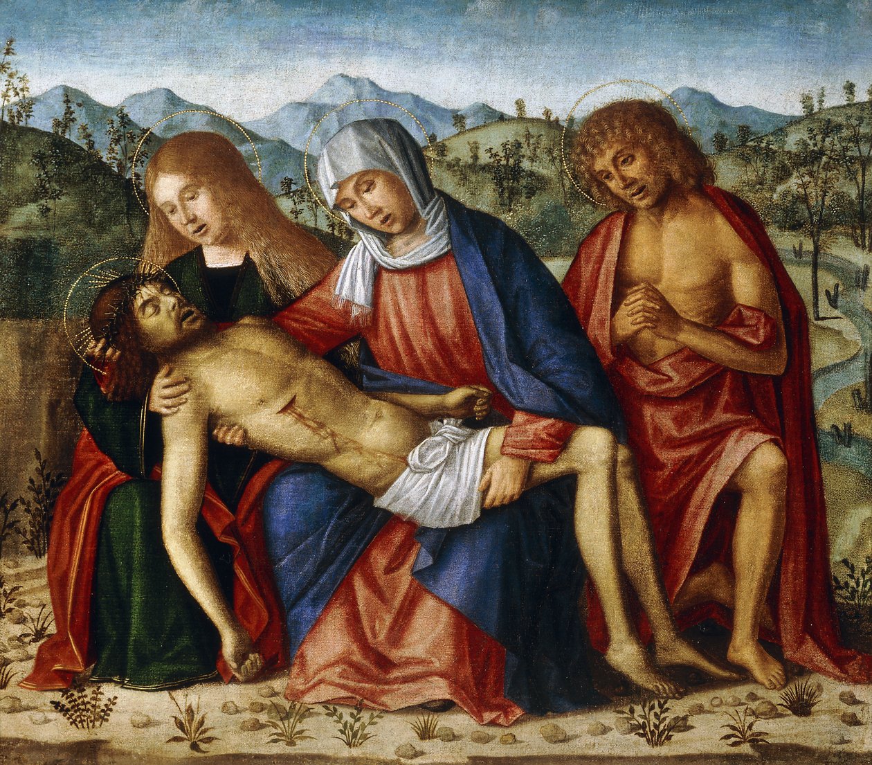Pieta, tekijältä Giovanni di Niccolo Mansueti