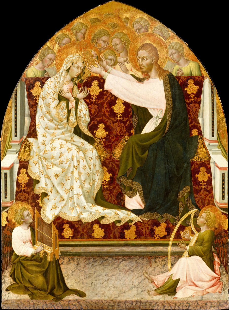 Neitsyen kruunaus, n. 1455. tekijältä Giovanni di Paolo