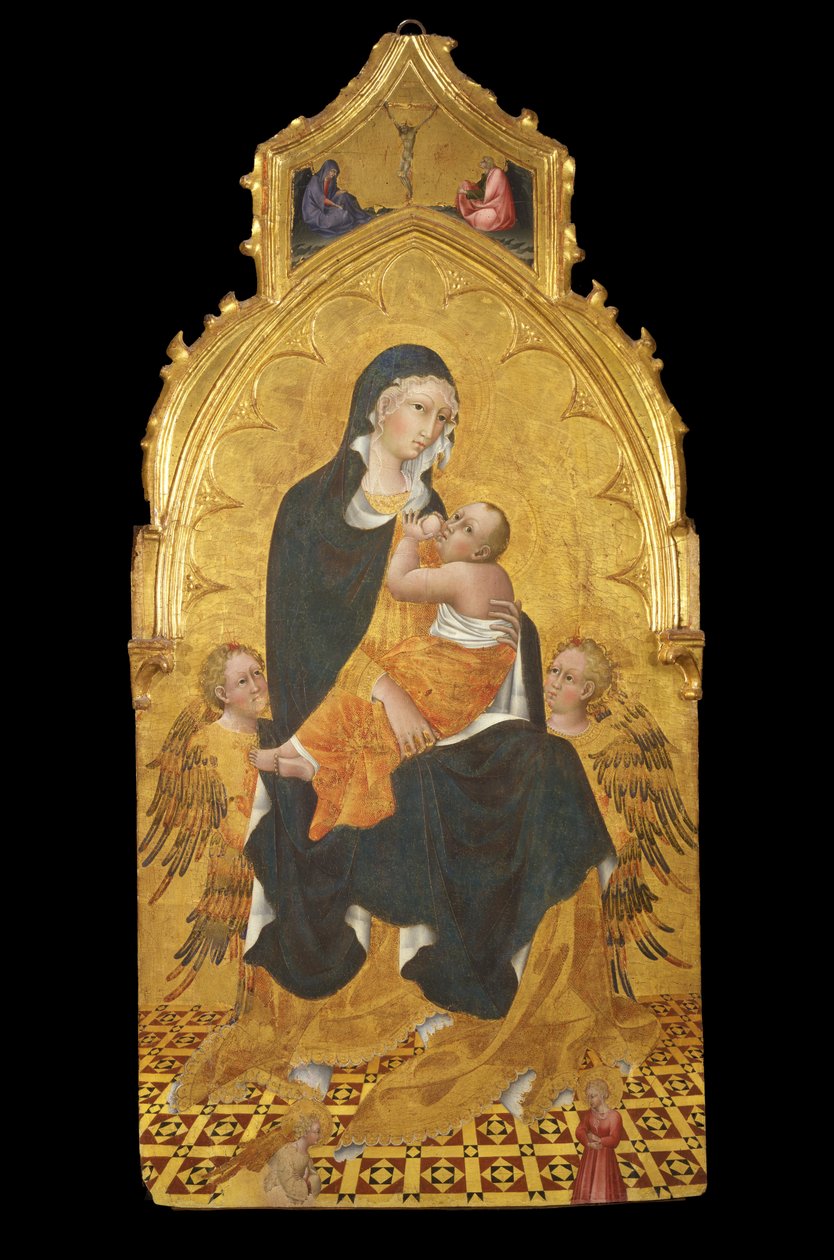 Madonna lapsen ja enkelien kanssa; Ilmoitus tekijältä Giovanni di Paolo