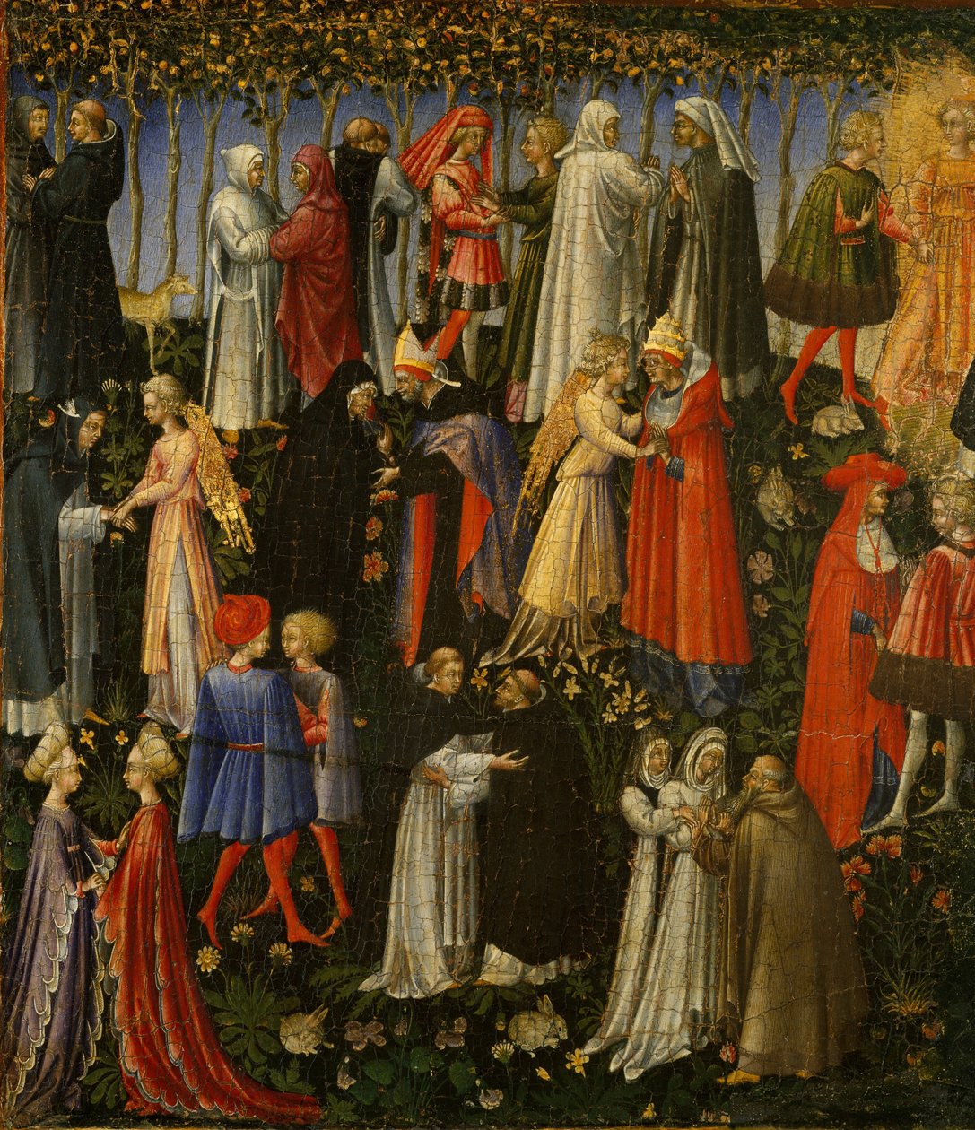 Paratiisi, 1445 tekijältä Giovanni di Paolo