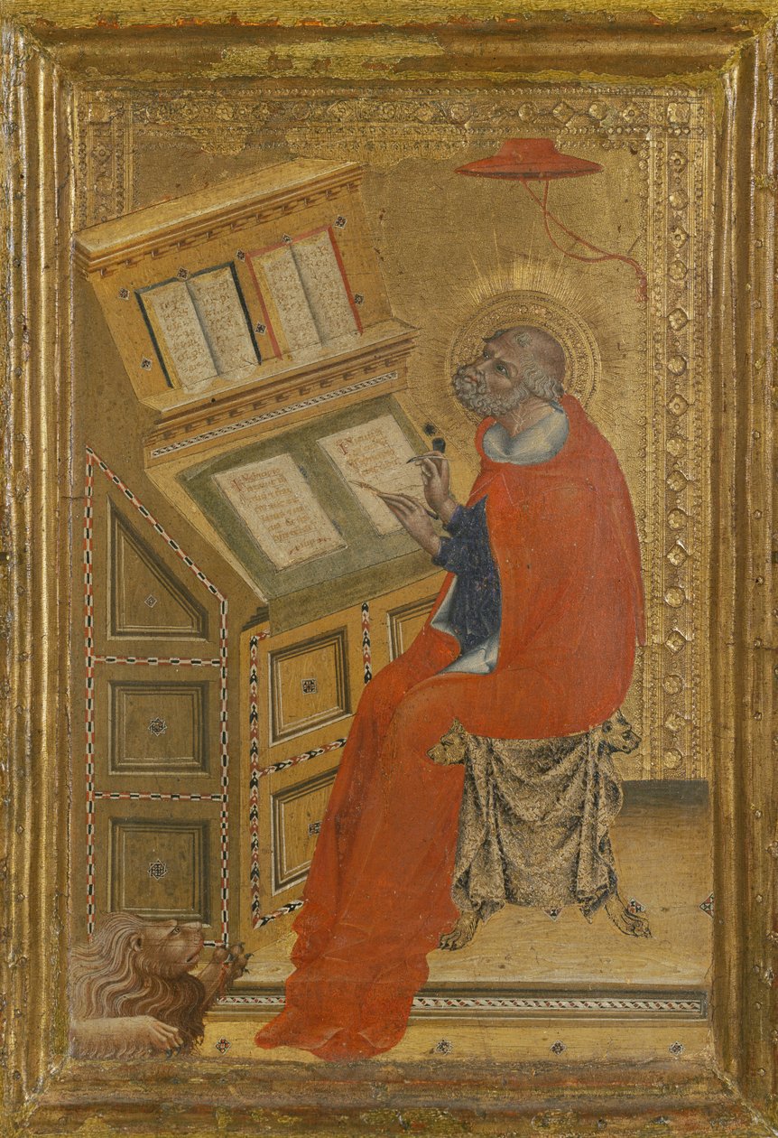 Pyhä Hieronymus työhuoneessaan, n. 1430 (maalaus puulle) tekijältä Giovanni di Paolo
