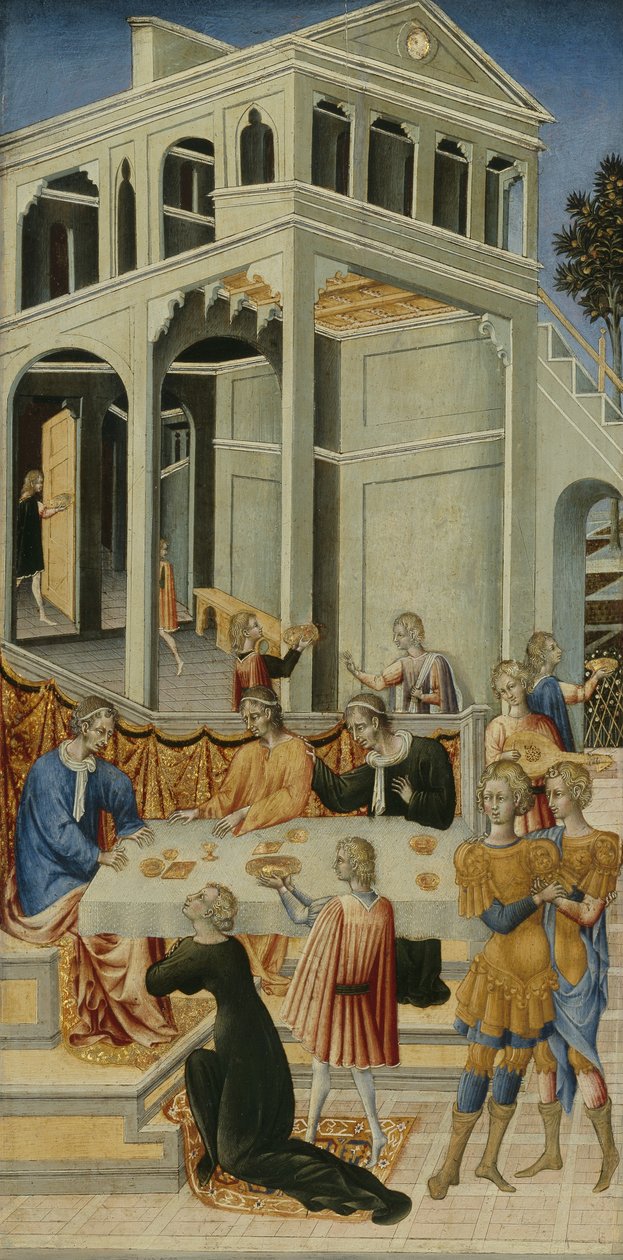 Salome pyytää Herodekselta Pyhän Johannes Kastajan päätä tekijältä Giovanni di Paolo