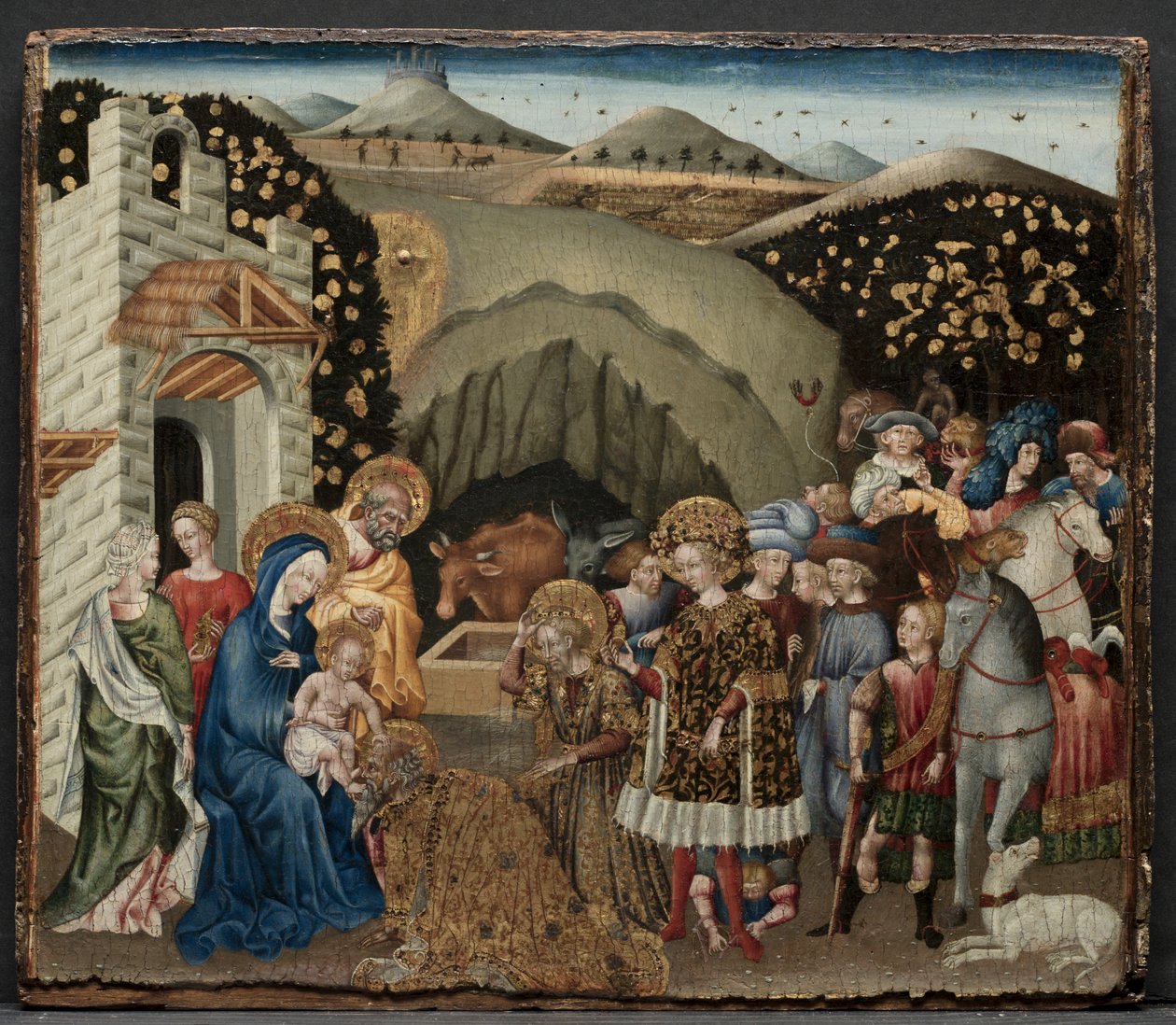 Maagien palvonta tekijältä Giovanni di Paolo