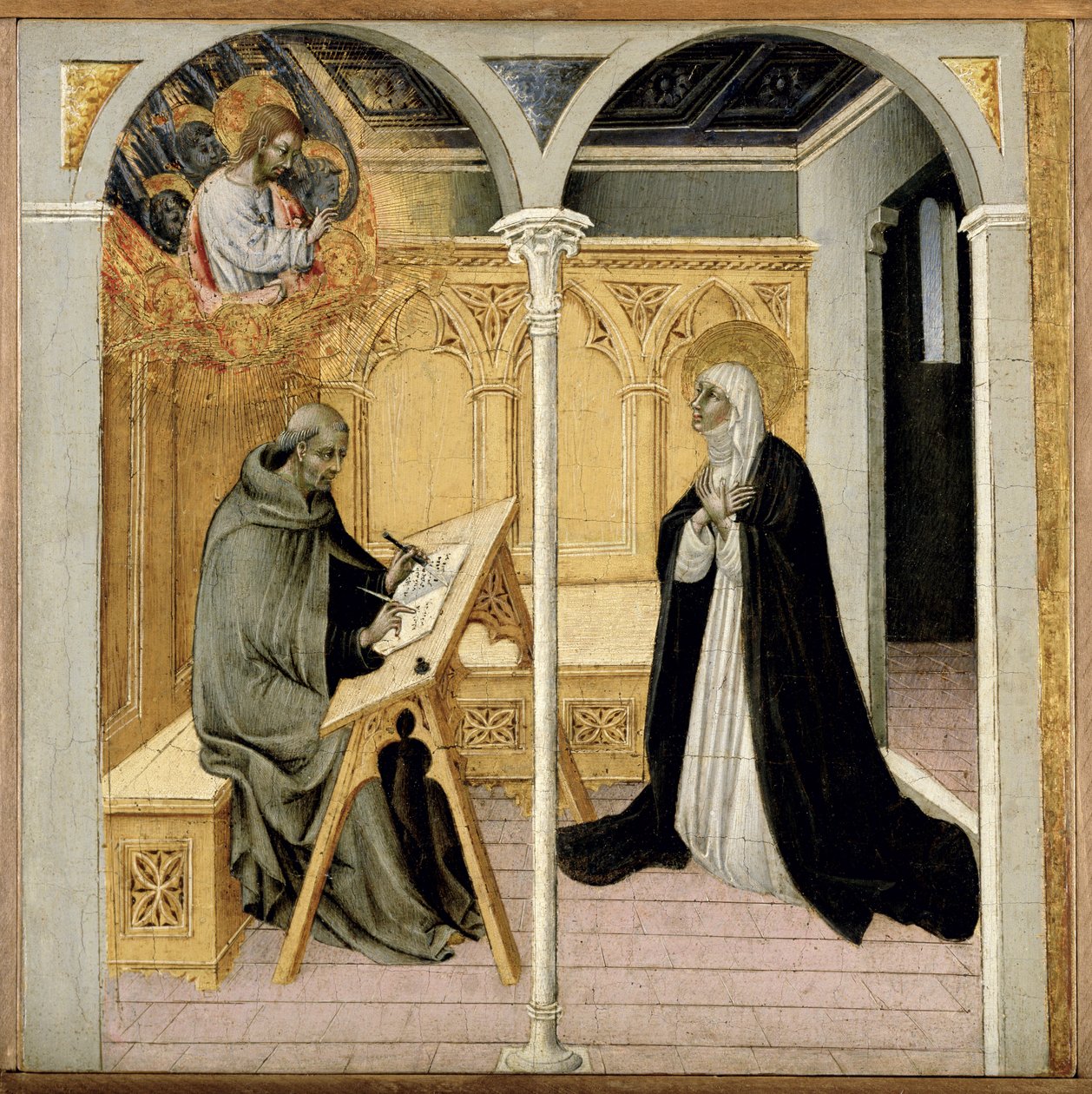 Huonekalut ja erilaiset esineet 1100- ja 1300-luvuilta tekijältä Giovanni di Paolo di Grazia
