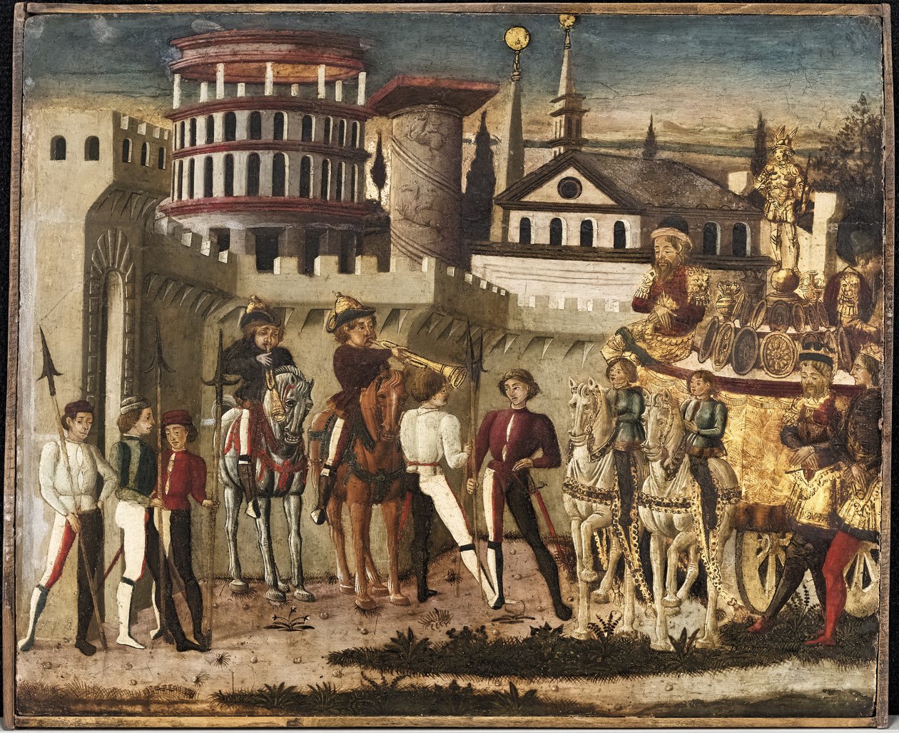Kohtaus muinaisesta voitosta tekijältä Giovanni di Ser Giovanni Scheggia