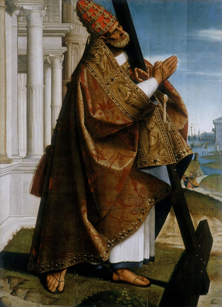 Pyhä Pietari, noin 1500-24 tekijältä Girolamo Alibrando