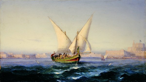 Vallettan satamasta tekijältä Girolamo Gianni