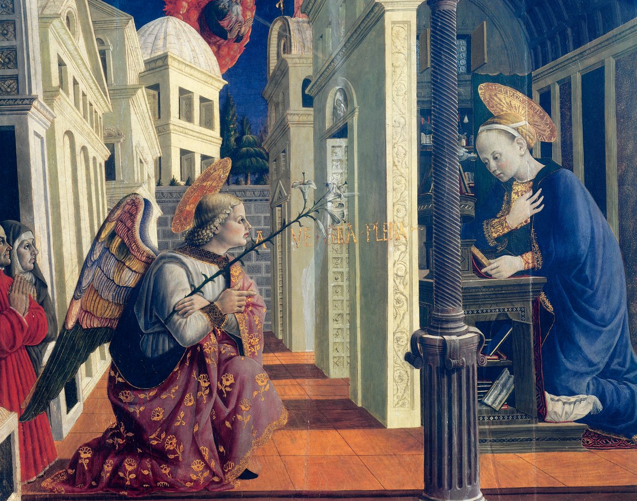 Girolamo di Giovanni Camerinosta (n. 1449-1473), yksityiskohta, n. 1460 tekijältä Girolamo Giovanni