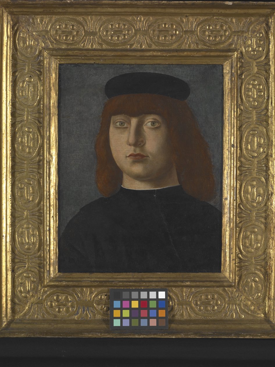 Miehen muotokuva (öljy puulle) tekijältä Girolamo Mocetto