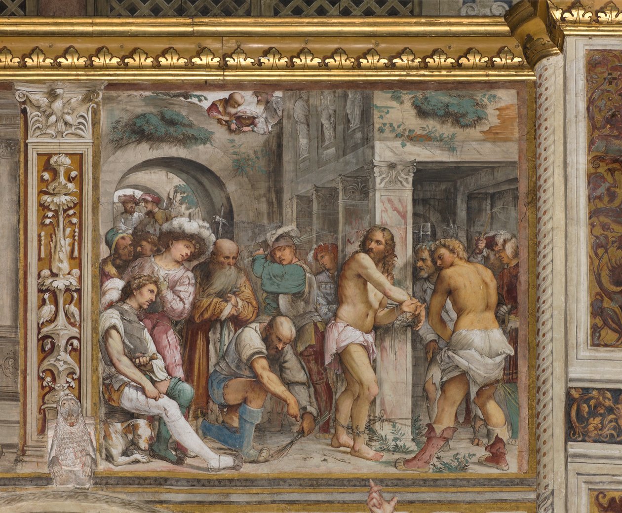 Central Ave, Fifth South Span, Flagellation of Christ, Girolamo Romanino tekijältä Girolamo Romanino