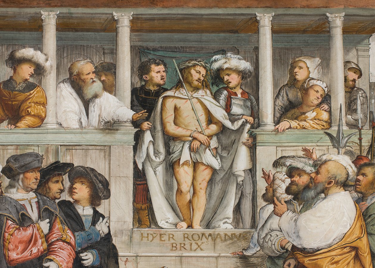 Keskilaivo, neljäs eteläjänne, Ecce Homo, Girolamo Romanino tekijältä Girolamo Romanino