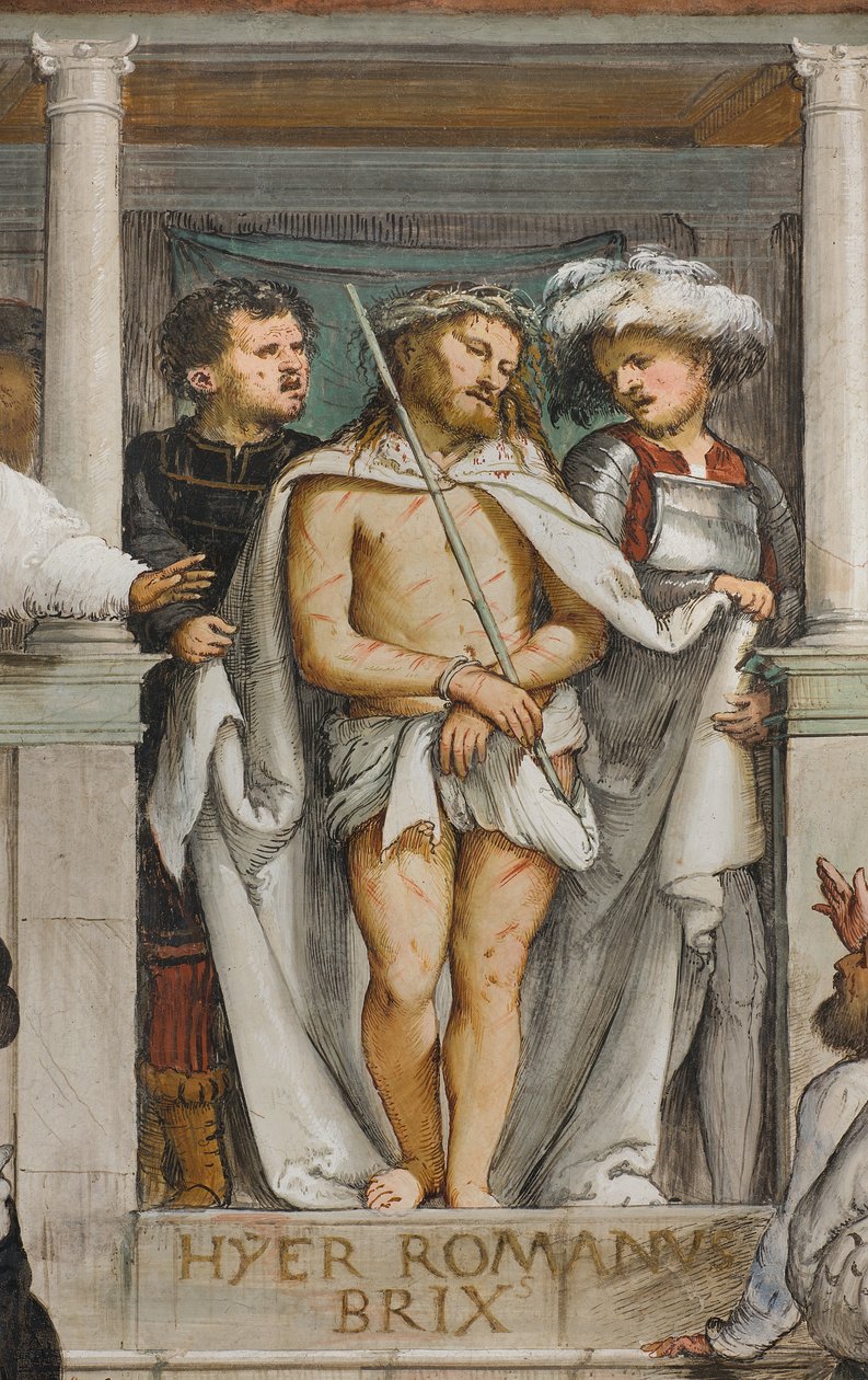 Keskilaivo, neljäs eteläjänne, Ecce Homo, Girolamo Romanino tekijältä Girolamo Romanino