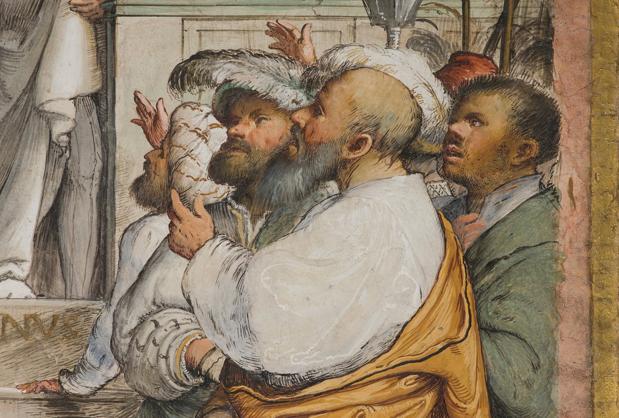 Keskilaivo, neljäs eteläjänne, Ecce Homo, Girolamo Romanino tekijältä Girolamo Romanino