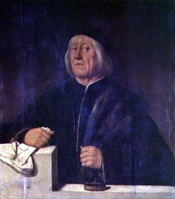 Muotokuva Theophile Folengosta (paneeli) tekijältä Girolamo Romanino