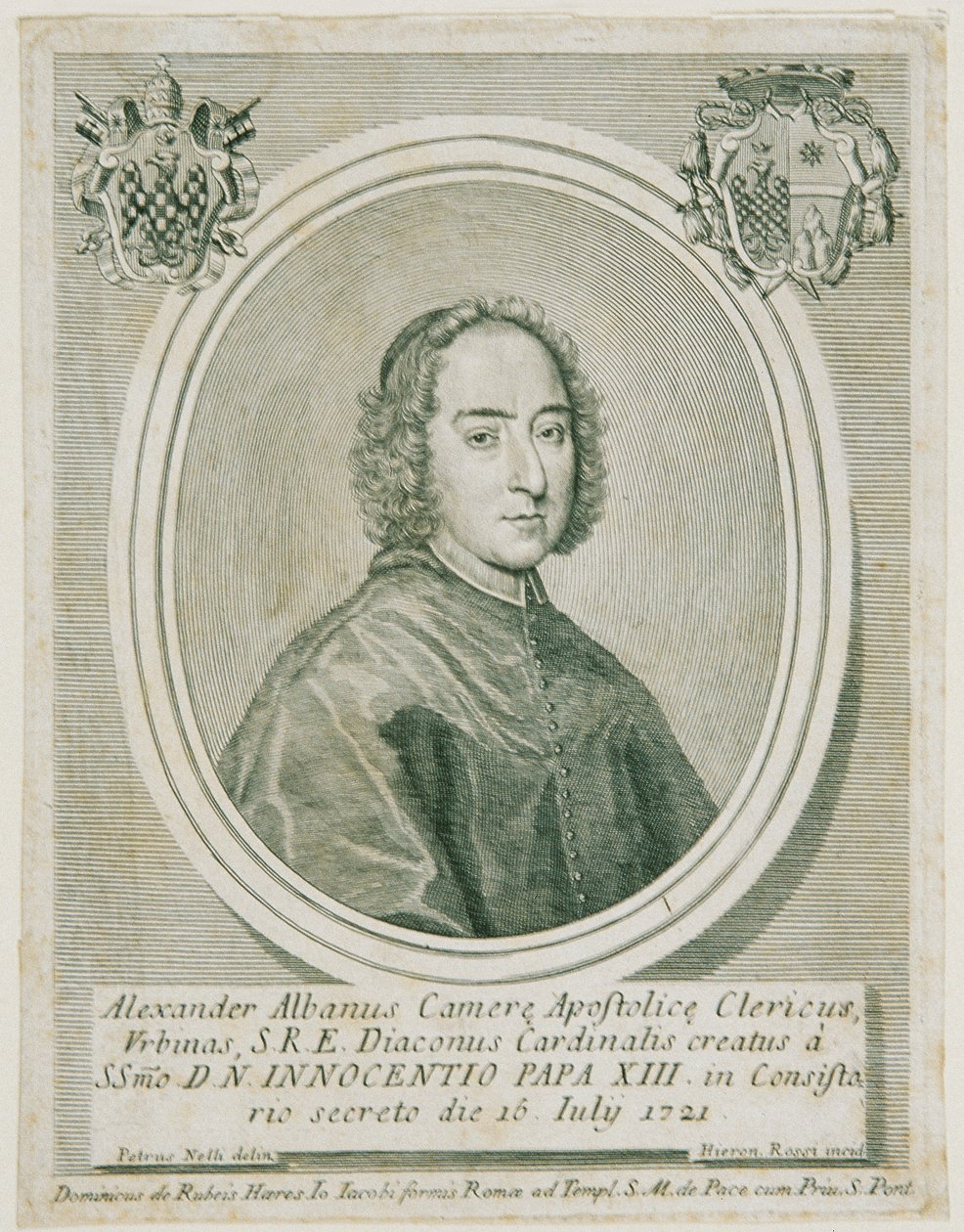Kardinaali Alessandro Albani tekijältä Girolamo Rossi