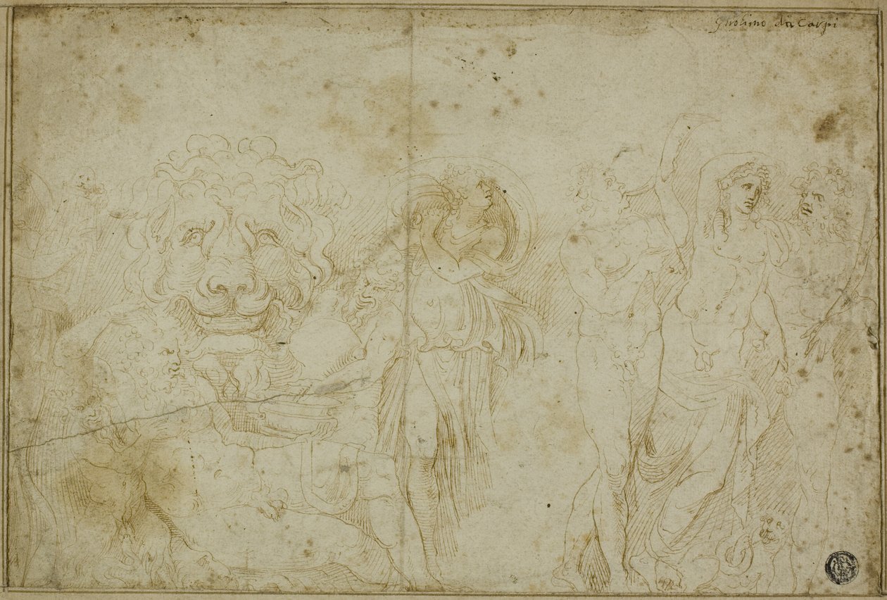 Blenheimin palatsin sarkofagi: Bacchanale with Lion
