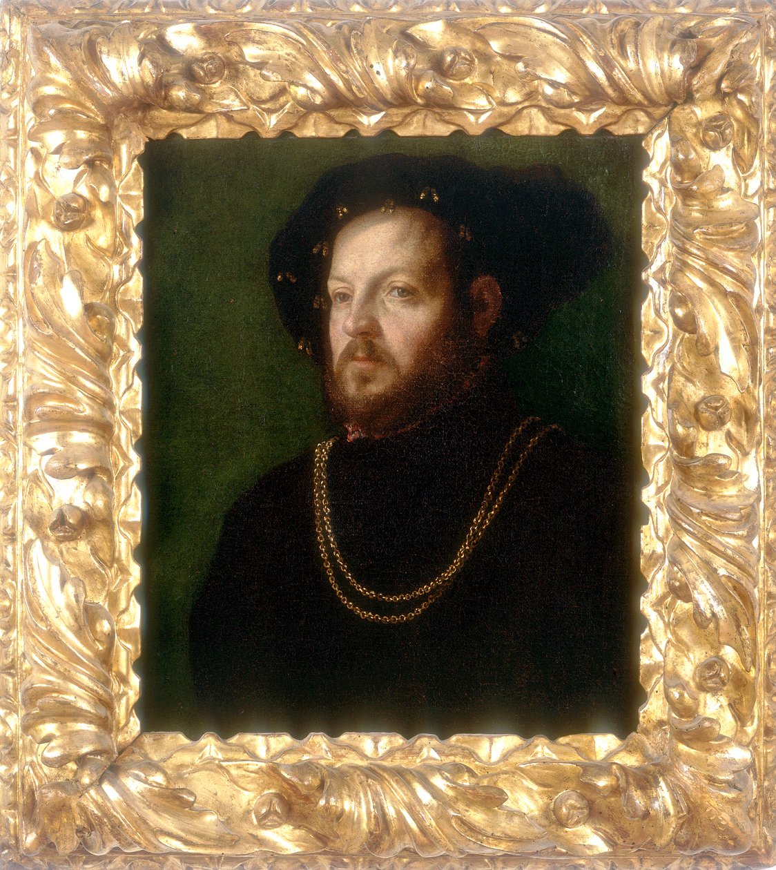 Miehen muotokuva, Girolamo da Carpin työ, konservoitu Galleria Estense Modenassa tekijältä Girolamo da Carpi