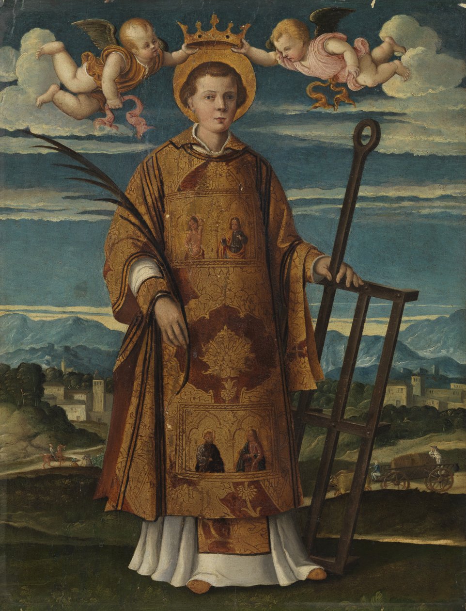 Saint Lawrence, n. 1520-30 tekijältä Girolamo da Santacroce