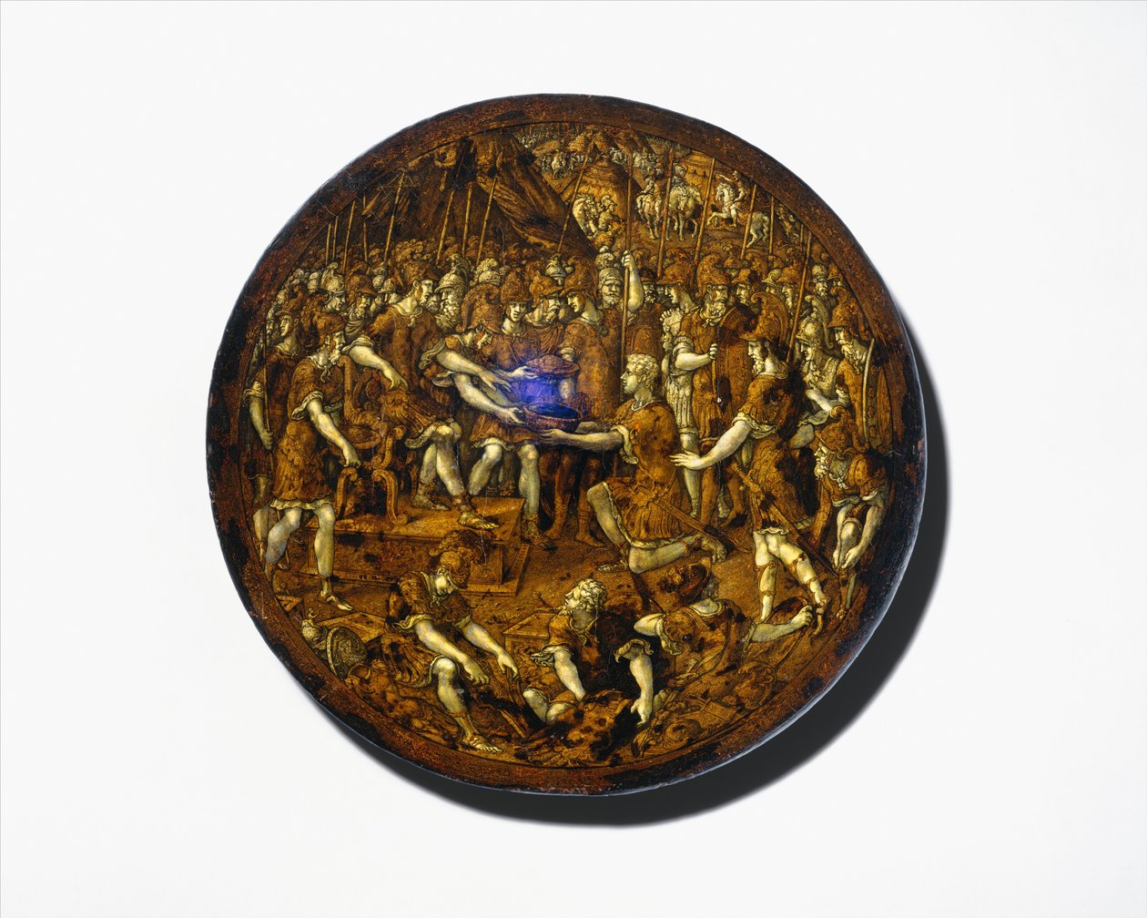 Shield, italialainen, luultavasti Bologna, n. 1535. tekijältä Girolamo da Treviso
