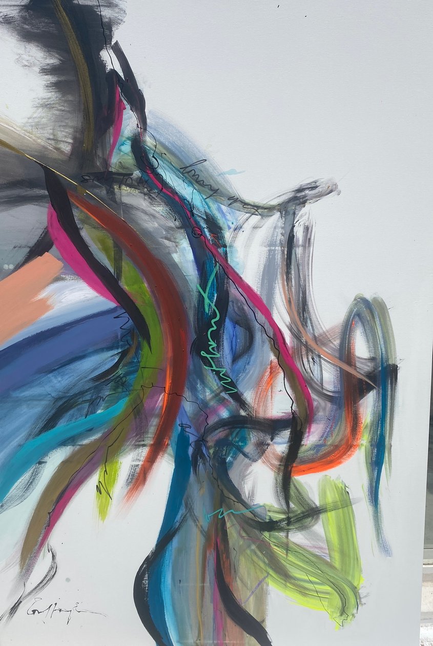 Kaikki nuo sanat (maalaus) tekijältä Gisela Gaffoglio
