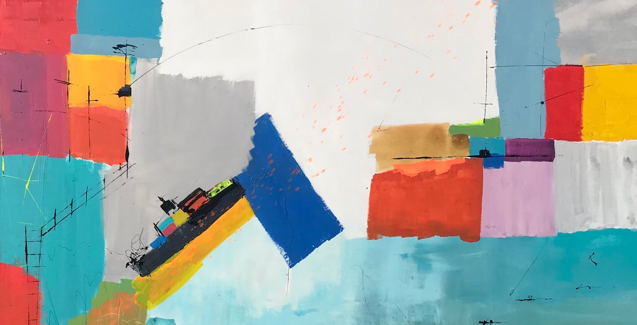 Miksi ei (akryyli kankaalle) tekijältä Gisela Gaffoglio