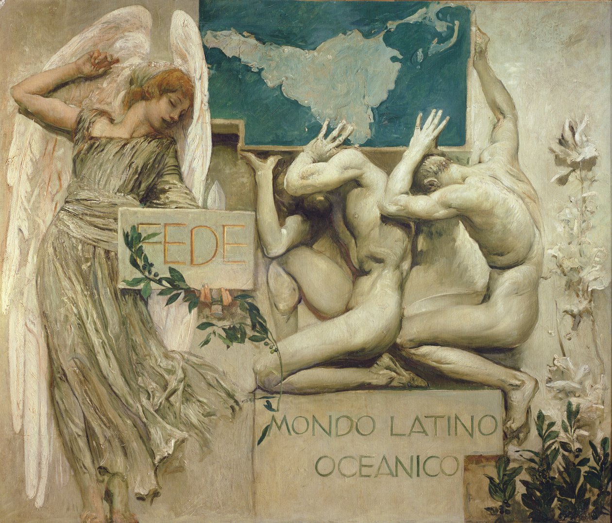 Faith, Latinalaisen Oceanic World, 1904 tekijältä Giulio Aristide Sartorio