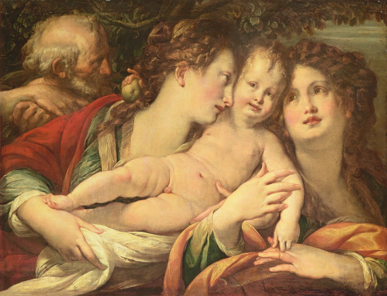 Pyhän Katariinan mystinen häät, n. 1610 (paneeli) tekijältä Giulio Cesare Procaccini