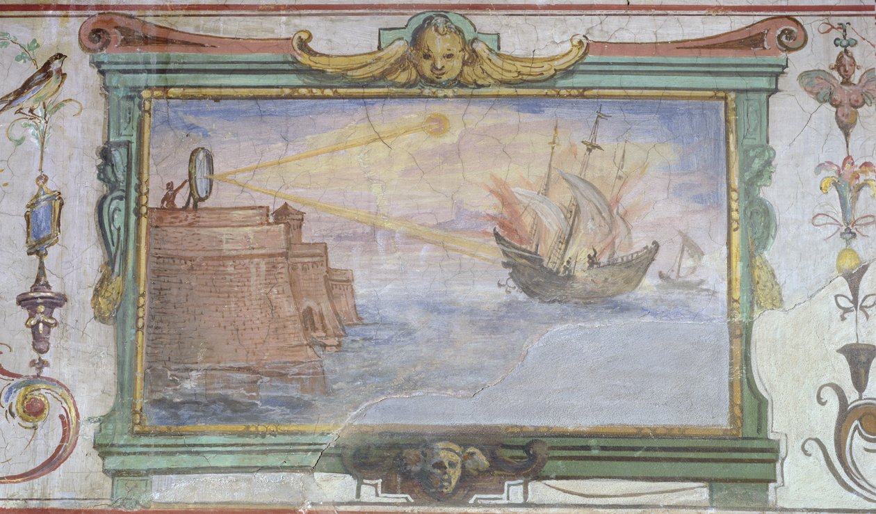 Palavat peilit, Matematiikan sali, 1587-1609 tekijältä Giulio Parigi