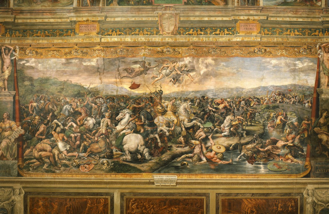 Batalla de Puente Milvio tekijältä Giulio Romano