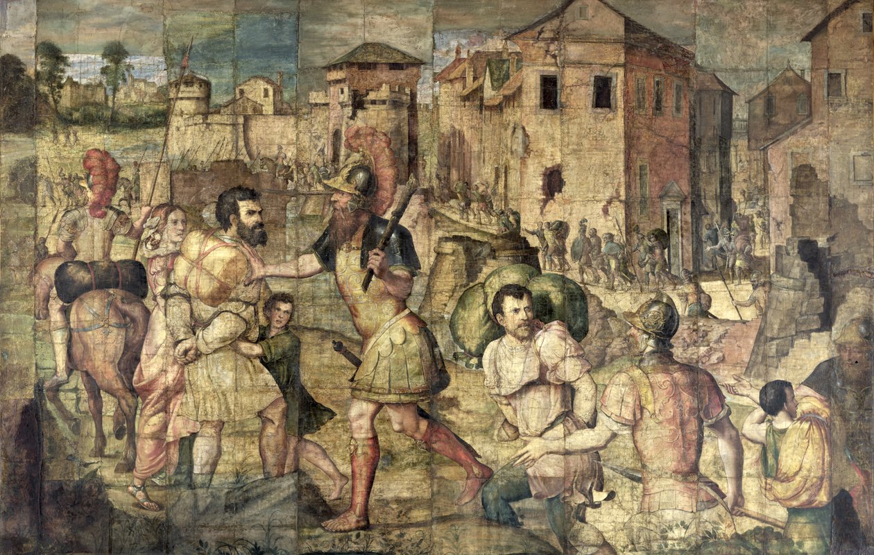 Vangit (tempera paperilla) tekijältä Giulio Romano