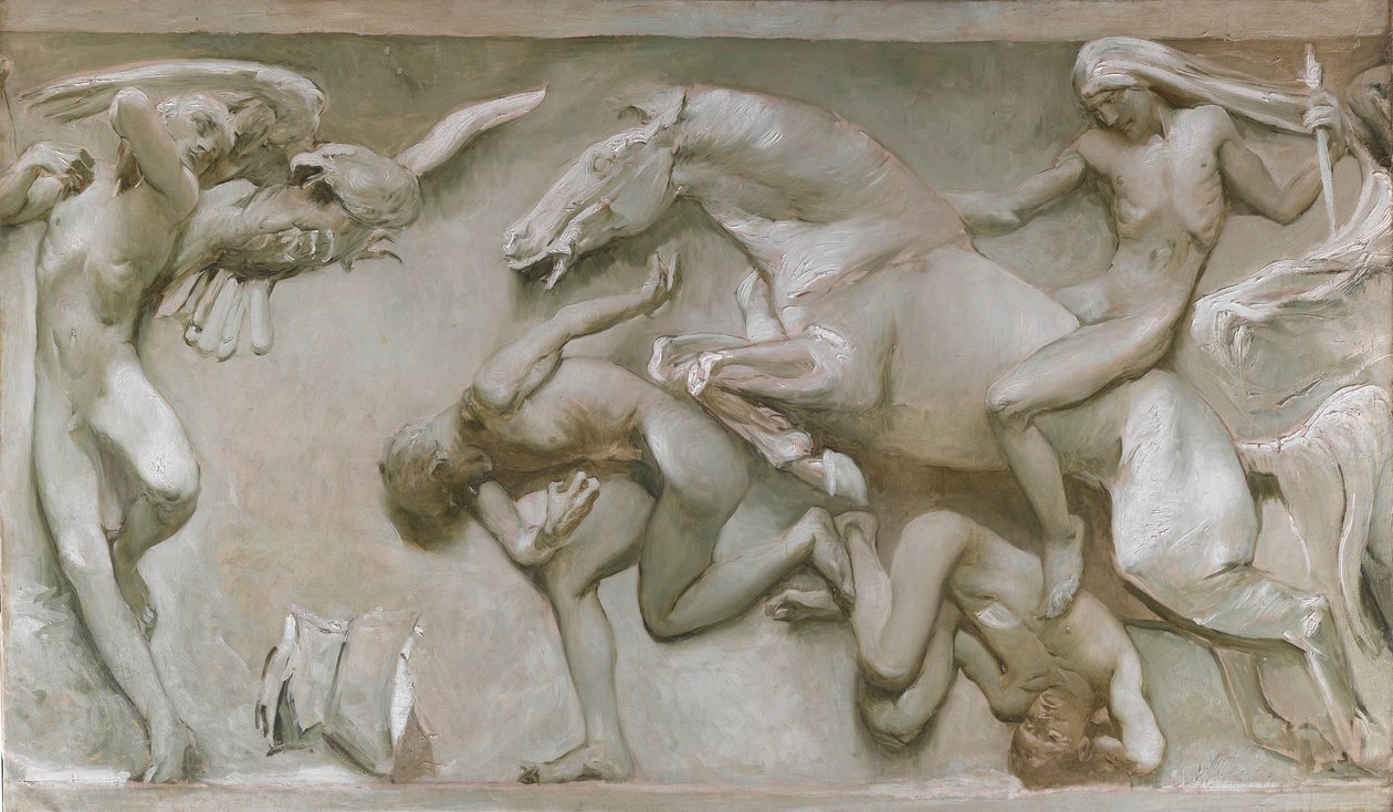 Suurista löydöistä, läpi synkkien aikojen..., 1906. tekijältä Giulio Aristide Sartorio