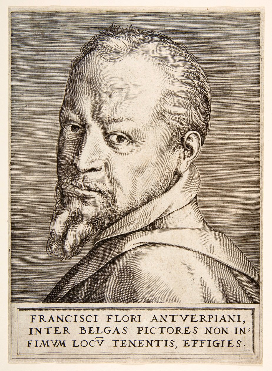 Frans Floriksen muotokuva, 1500-luku. tekijältä Giulio Bonasone
