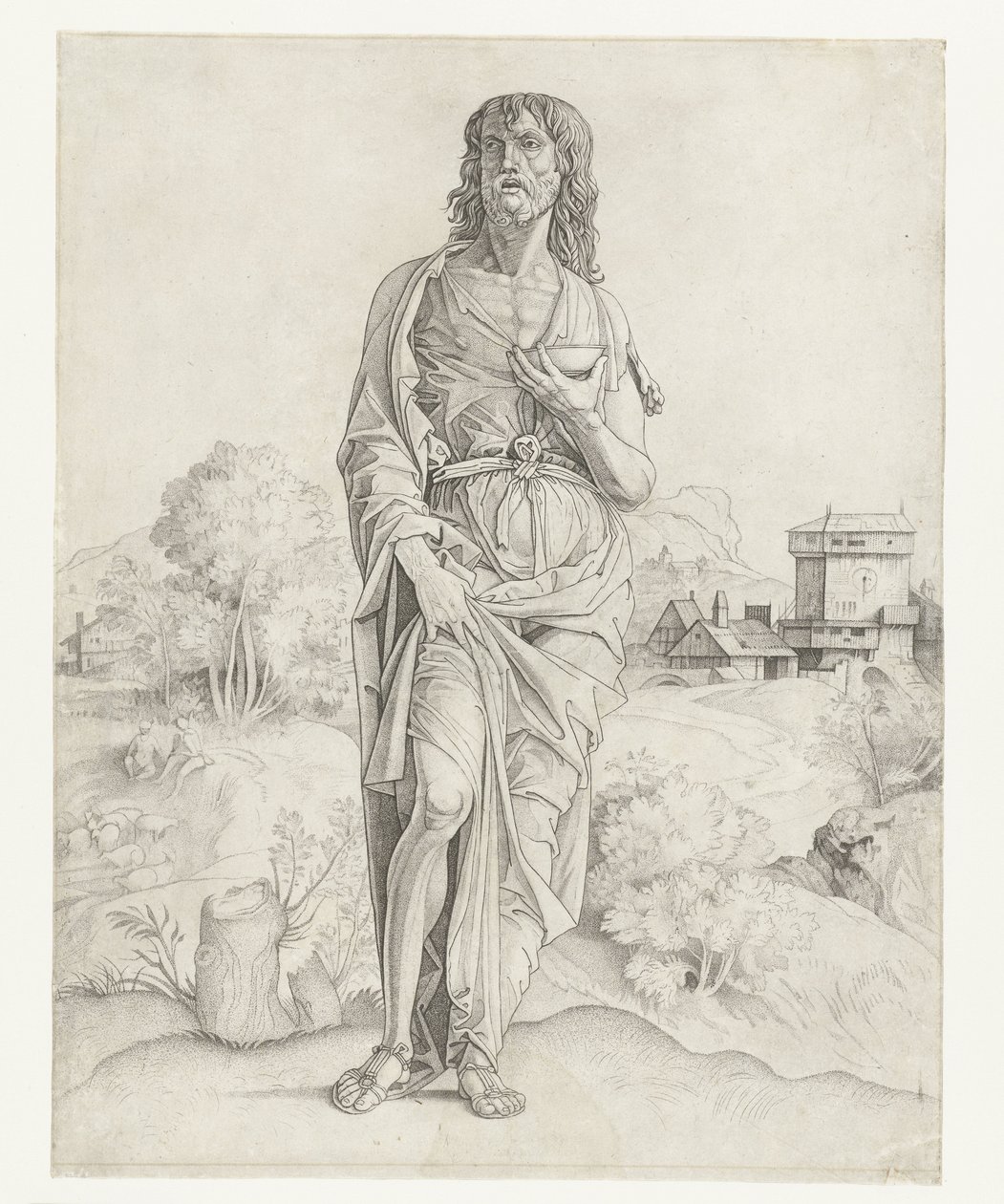 Johannes Kastaja tekijältä Giulio Campagnola